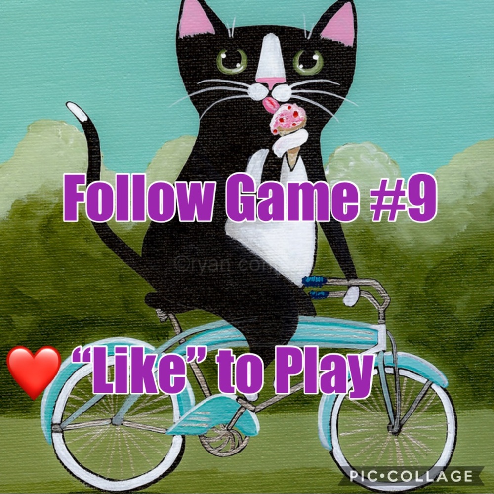 Follow Game # 9 ish 💥-Like to play. Tag, Share